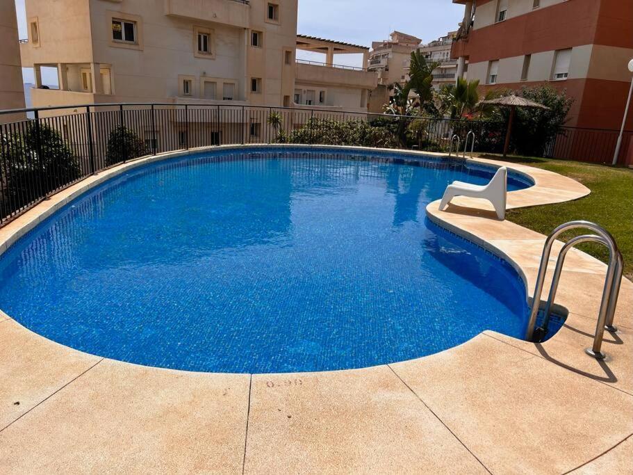 Benalmadena Costa Malaga Apartamento Muy Acogedor Con Vistas Al Mar Terraza Gigante Para Verano E Invierno Parking Exterior foto